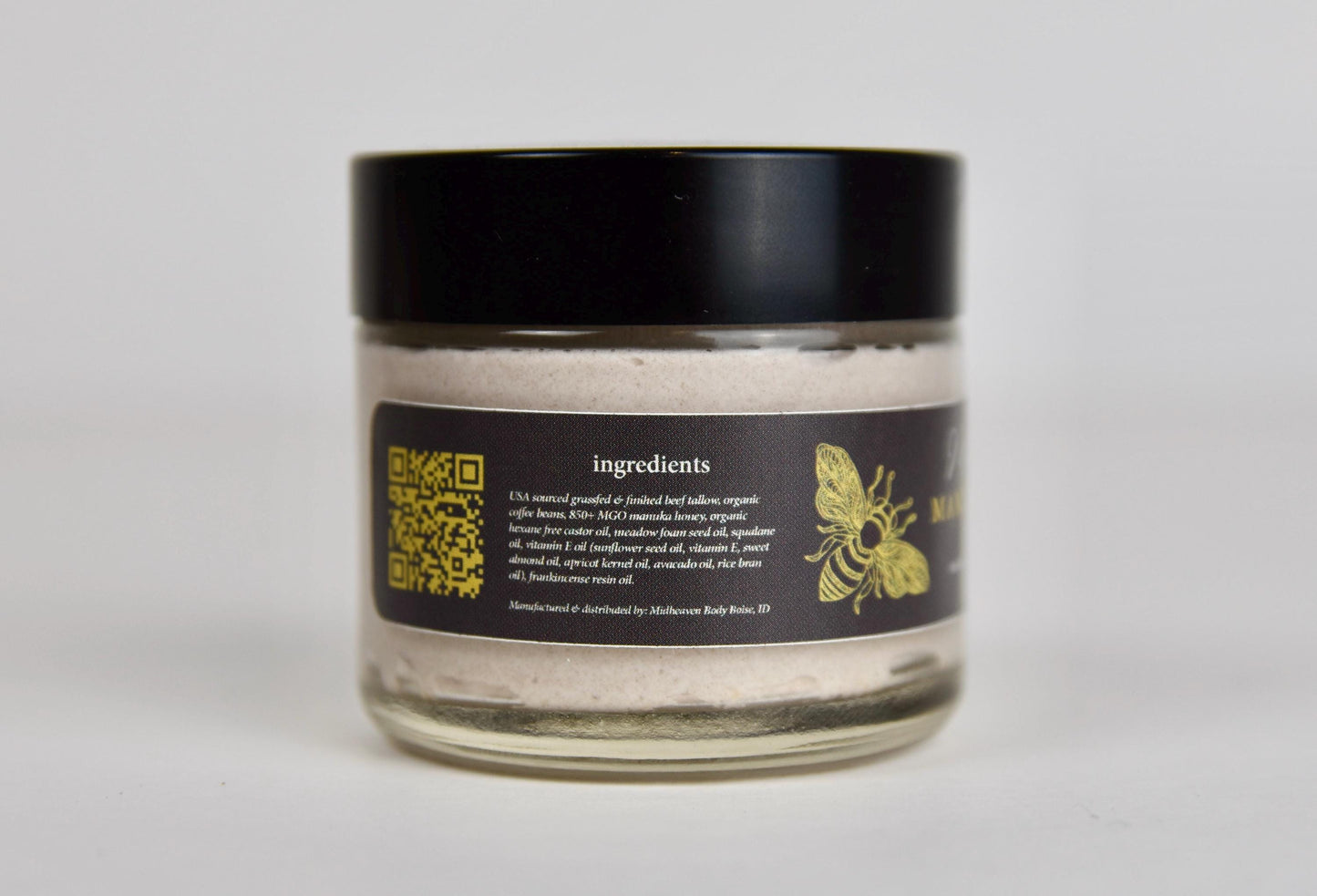 Manuka Honey Tallow Eye & Face Cream - Nourishing Manuka Honey, Coffee Tallow Moisturizer