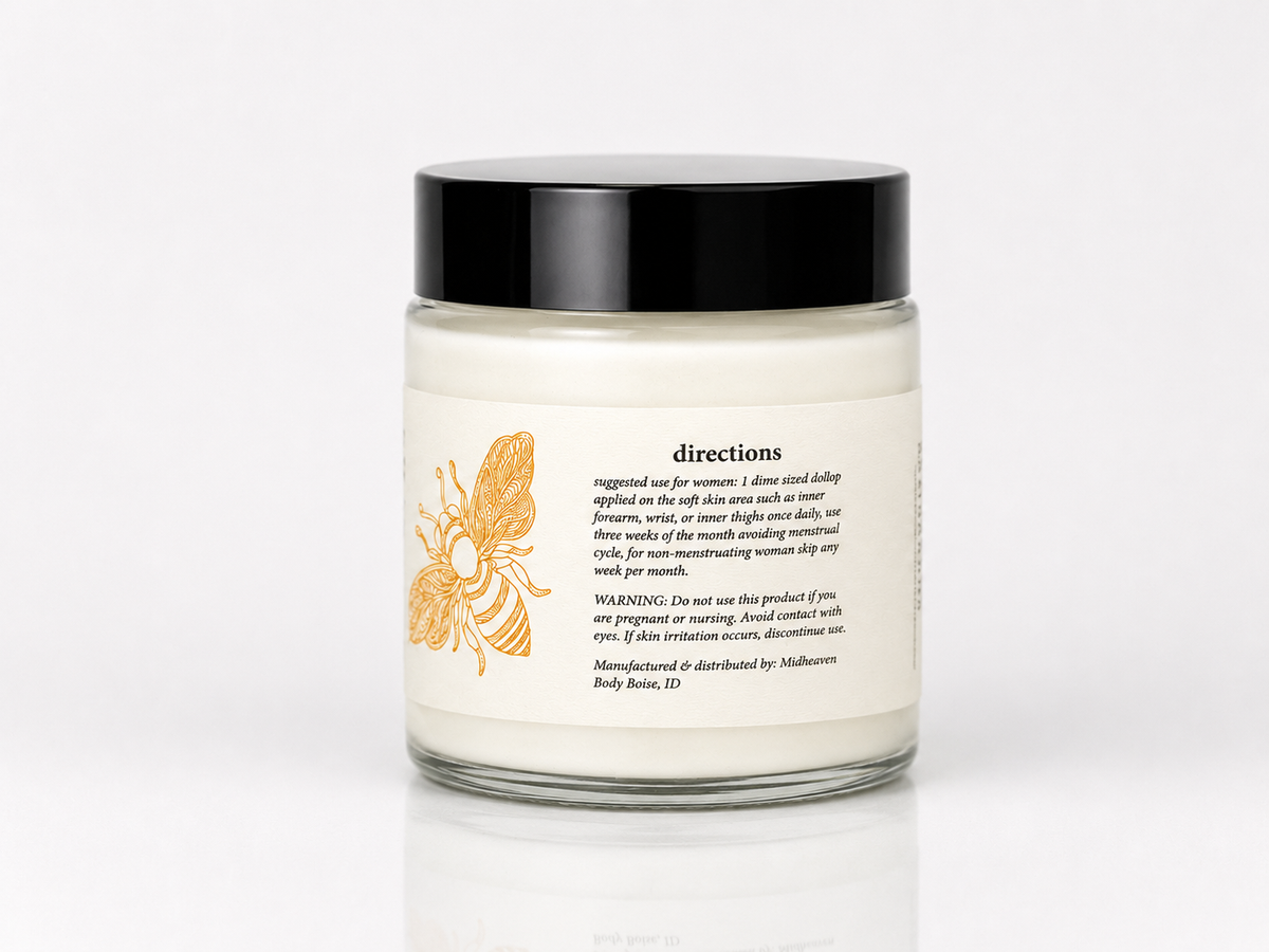 Organic Wild Yam Cream - Whipped Salve - Small Batch Herbal Infusion