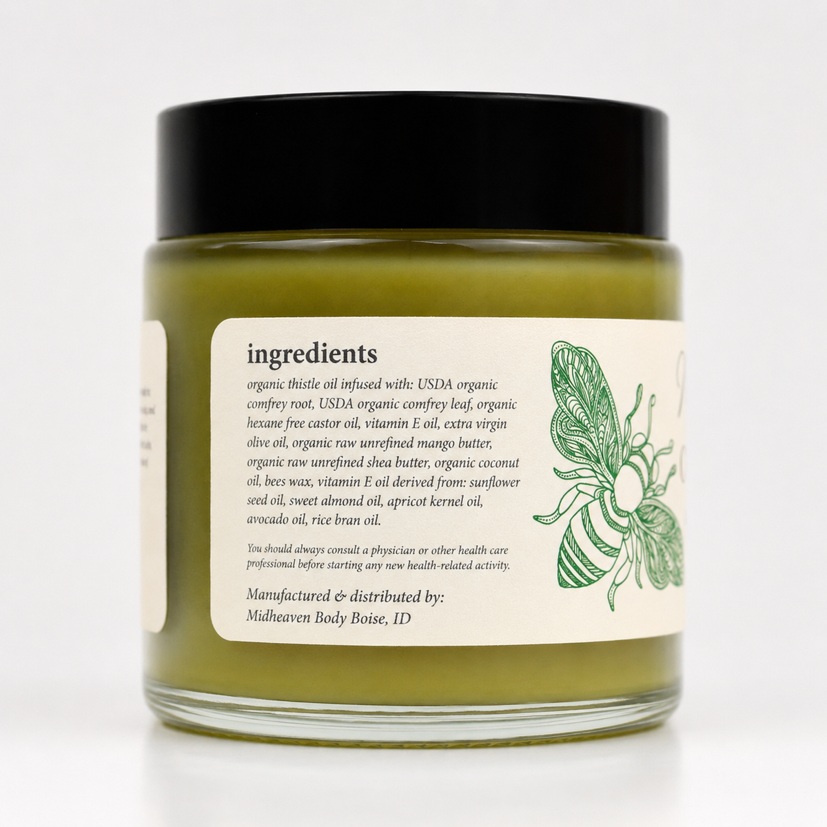 Organic Comfrey Salve | Comfrey Ointment | All Natural