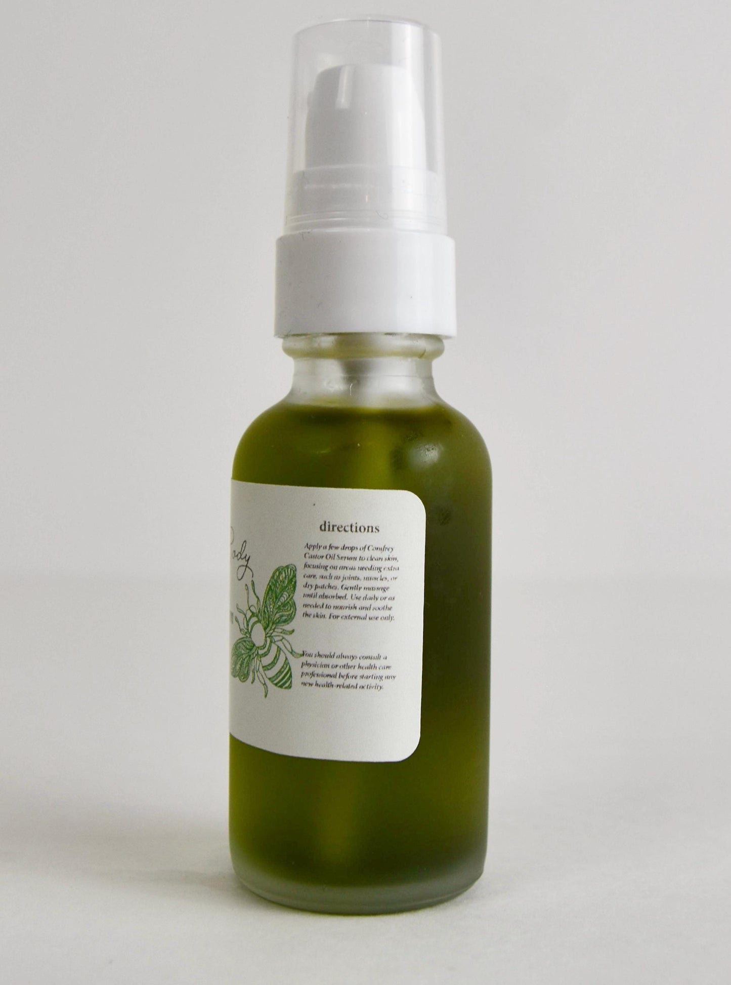 Comfrey Oil Organic Serum: Thistle & Castor Oil Infusion (1oz)