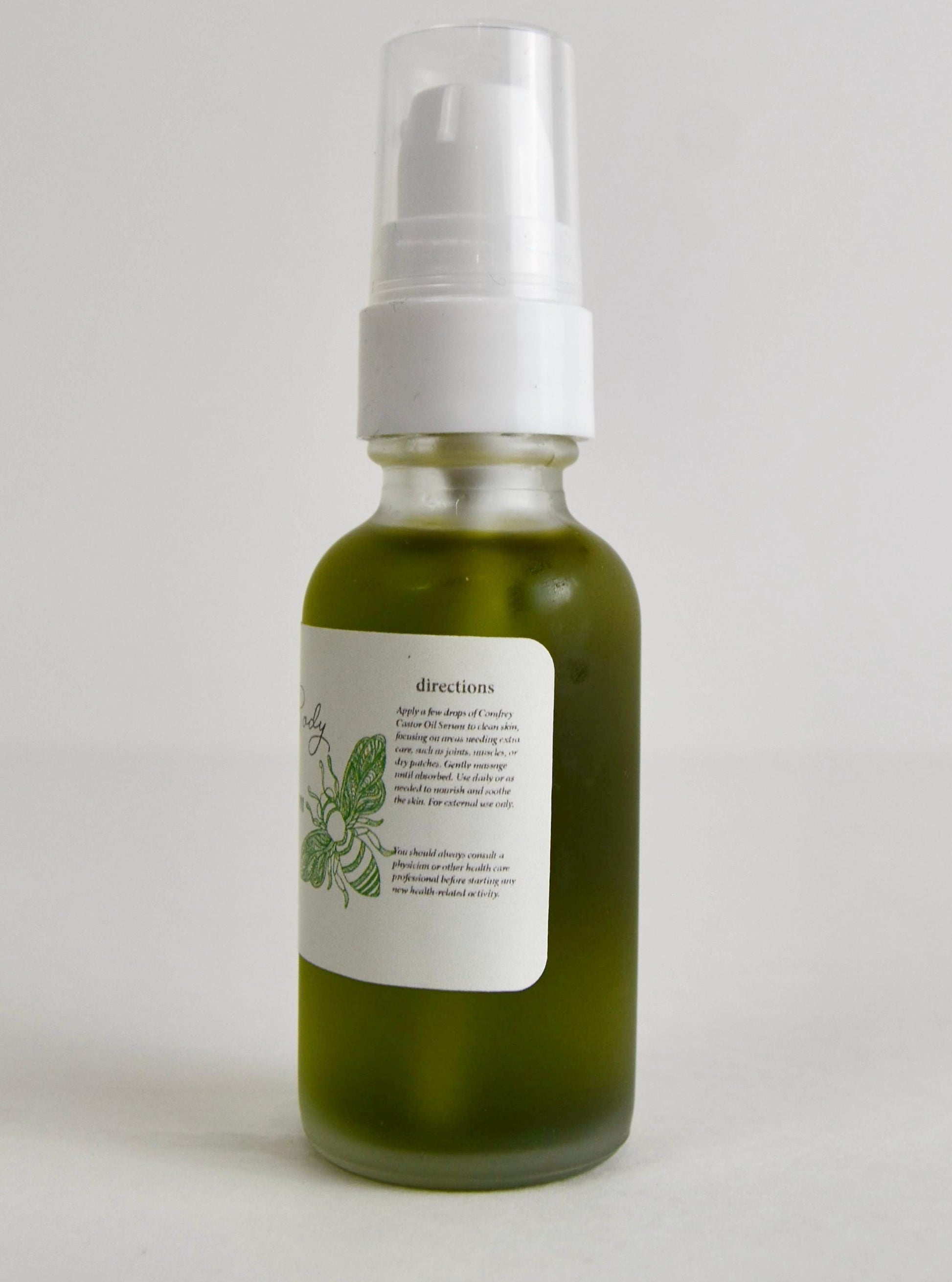 Comfrey Oil Organic Serum: Thistle & Castor Oil Infusion (1oz)