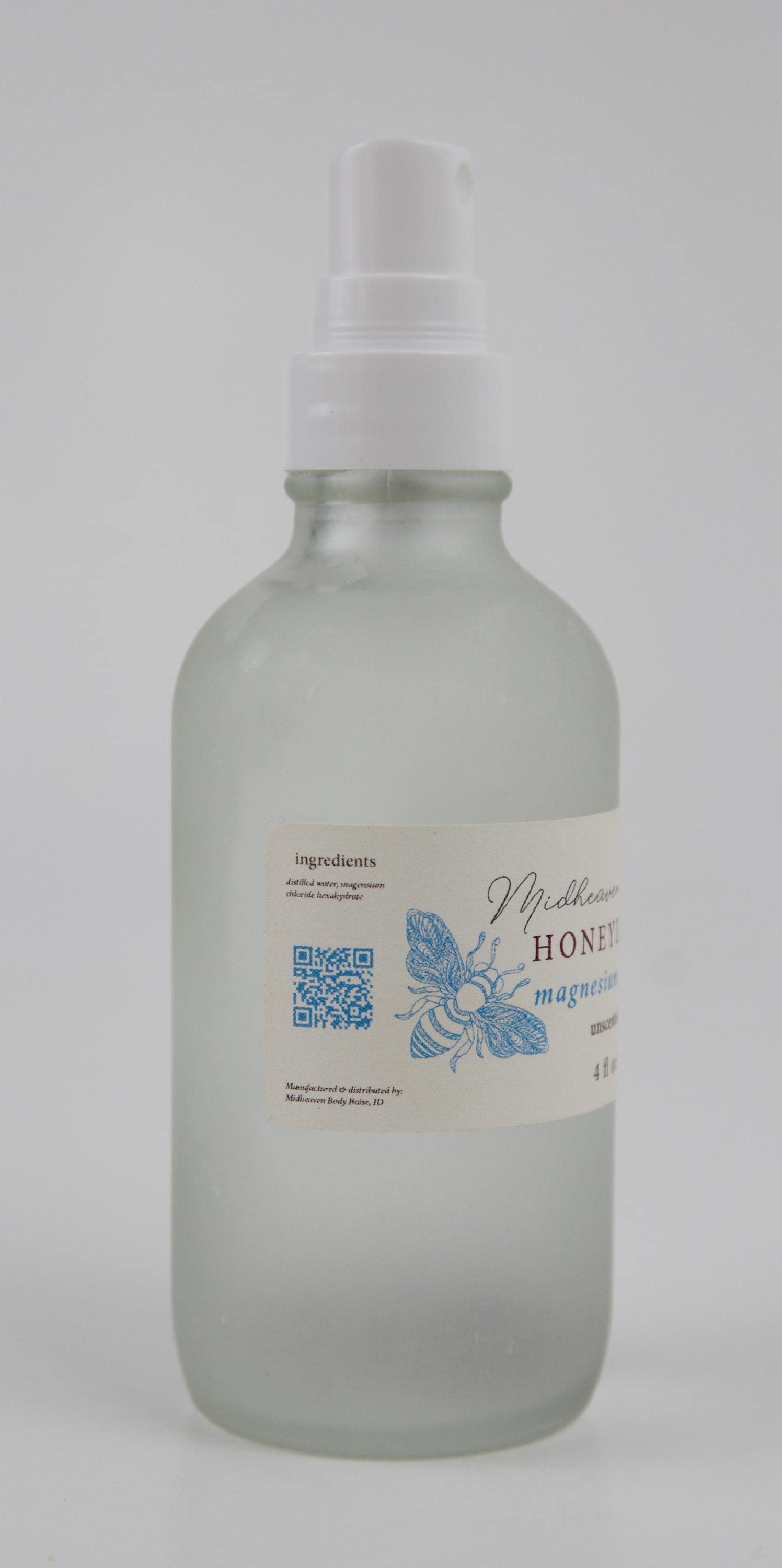 Magnesium Oil Spray: Extra Strength, Unscented, handcrafted