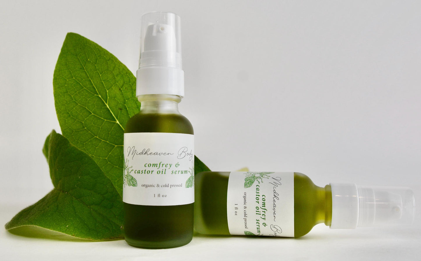 Comfrey Oil Organic Serum: Thistle & Castor Oil Infusion (1oz)