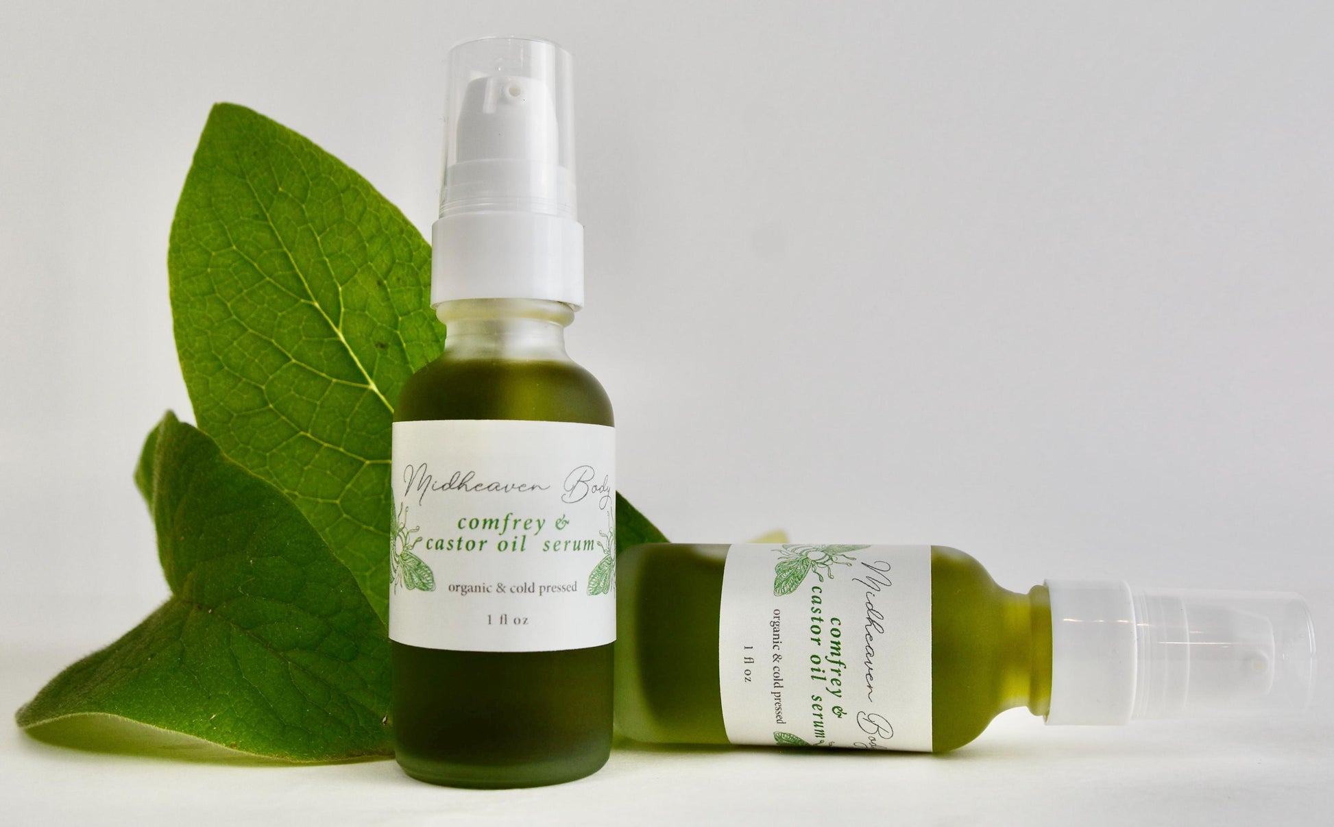 Comfrey Oil Organic Serum: Thistle & Castor Oil Infusion (1oz)