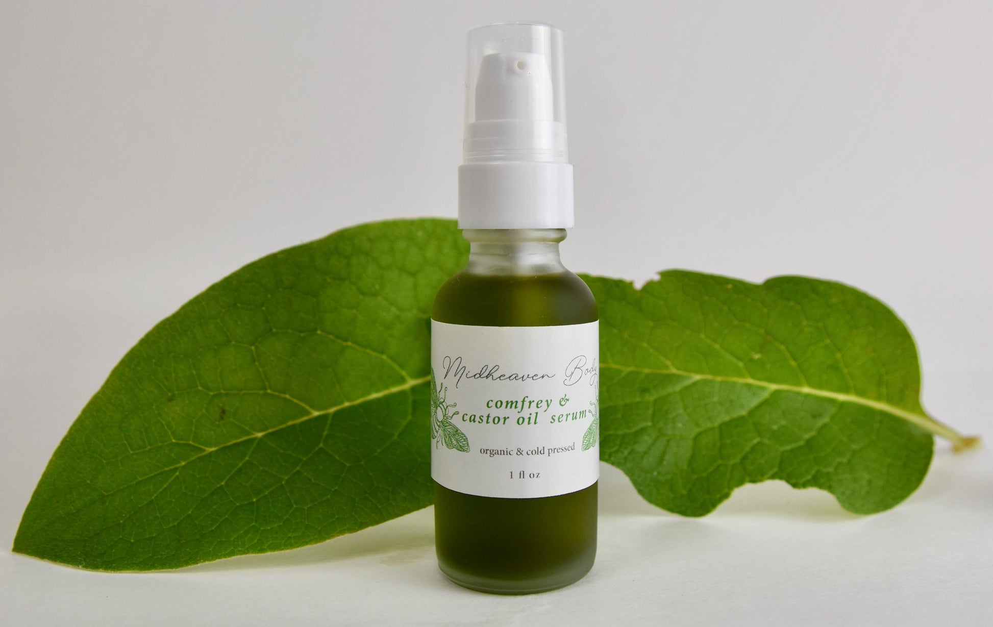 Comfrey Oil Organic Serum: Thistle & Castor Oil Infusion (1oz)