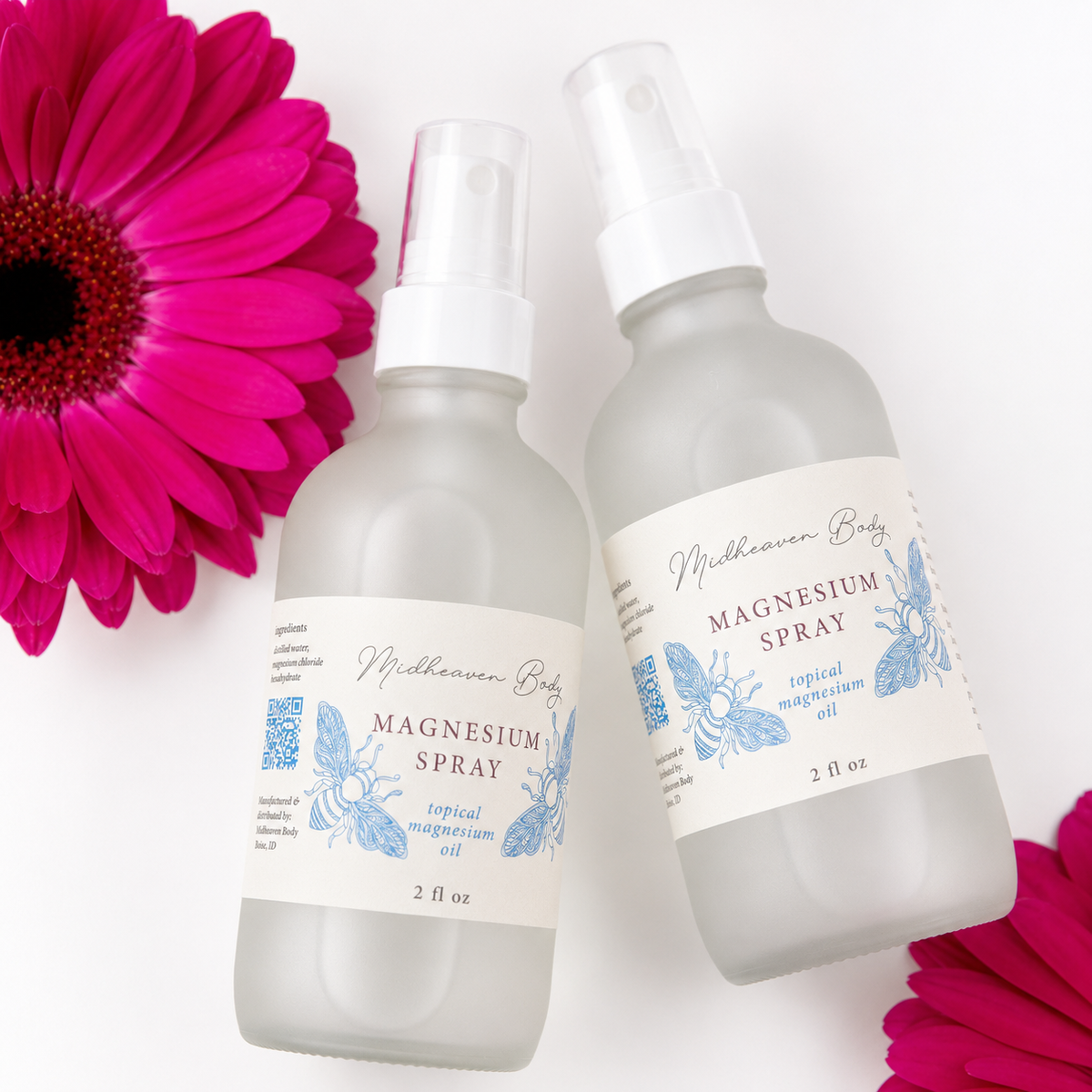 Magnesium Oil Spray: Extra Strength, Unscented, handcrafted