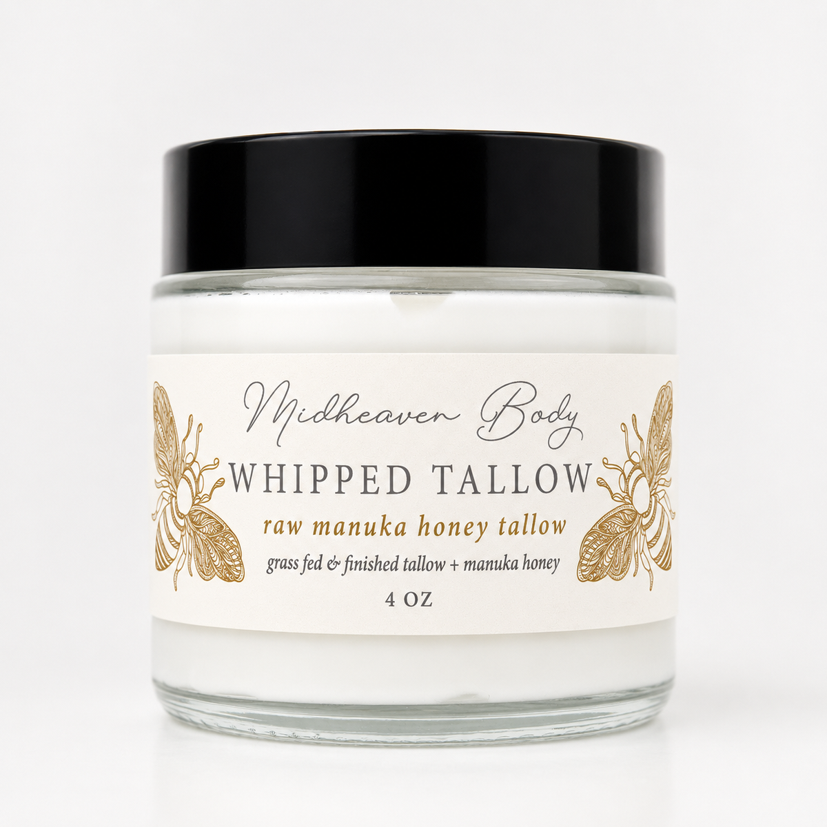 850+MGO Manuka Honey Grass Fed Beef Tallow Cream | Lotion