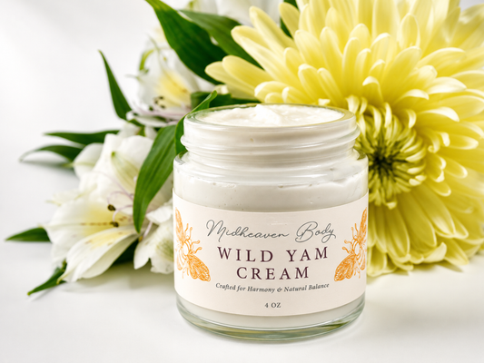 Organic Wild Yam Cream - Whipped Salve - Small Batch Herbal Infusion