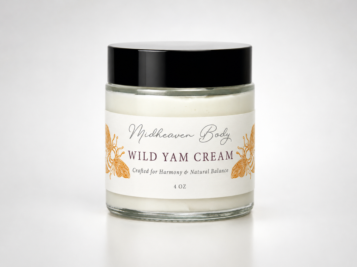 Organic Wild Yam Cream - Whipped Salve - Small Batch Herbal Infusion