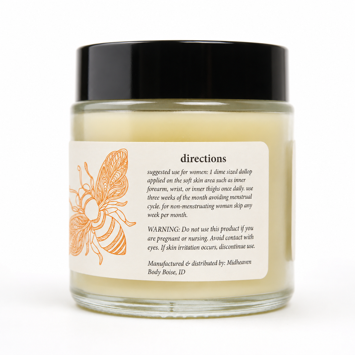 Organic Wild Yam Salve with Chaste Berry Handmade for Women - Natural Wild Yam Cream - Organic Skincare for Females Creamy Buttery Salve