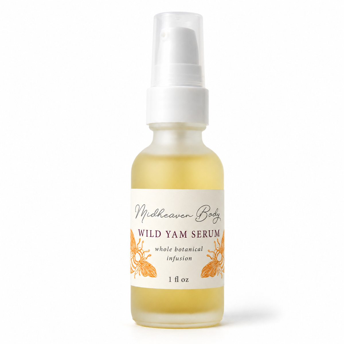 Organic Wild Yam  Oil | Balancing Serum | Chaste Tree Berries | Hand Crafted, Fragrance Free for Women | Small Batch, Glass Pump Container
